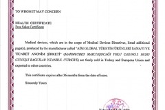 Health Certificate